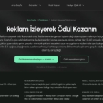 CashyGo reklam izleme görevleri sayfası ekran görüntüsü